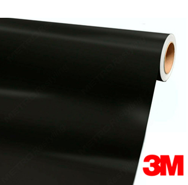 3M® Car Wrap 2080-M12, Matte, Black, 1.52 x 22.86M, 1 rollo / caja