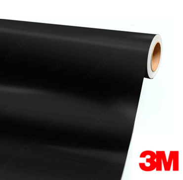 3M® Car Wrap 2080-DM12, Matte, Dead Matte Black, 1.52 x 22.86M, 1 rollo / caja