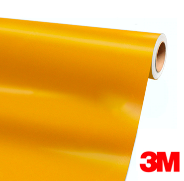 3M® Car Wrap 2080-S335, Satin, Bitter Yellow, 1.52 x 22.86M, 1 rollo / caja