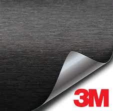 3M® Car Wrap 2080-BR212, Texture, Brushed Black Metallic, 1.52 x 22.86M, 1 rollo / caja