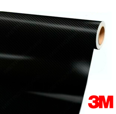 3M® Car Wrap 2080-CFS12, Texture, Carbon Fiber Black, 1.52 x 22.86M, 1 rollo / caja